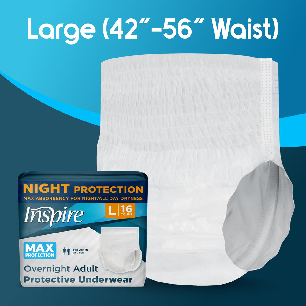 Inspire travel-friendly diaper suitable for overnight or daytime activities.