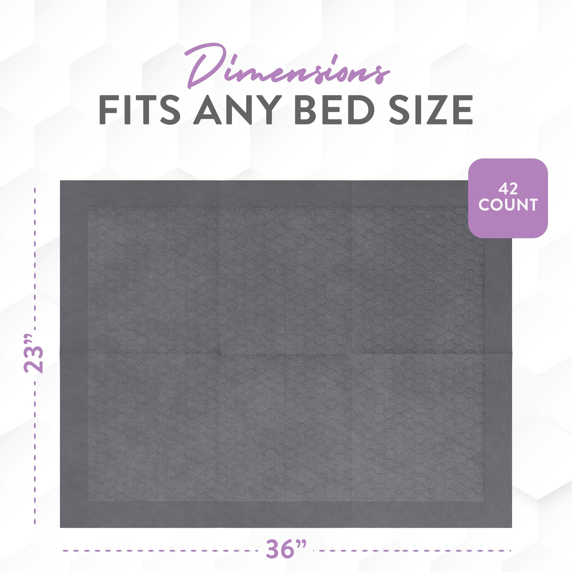 Inspire disposable bed pad lifestyle image in a modern bedroom.