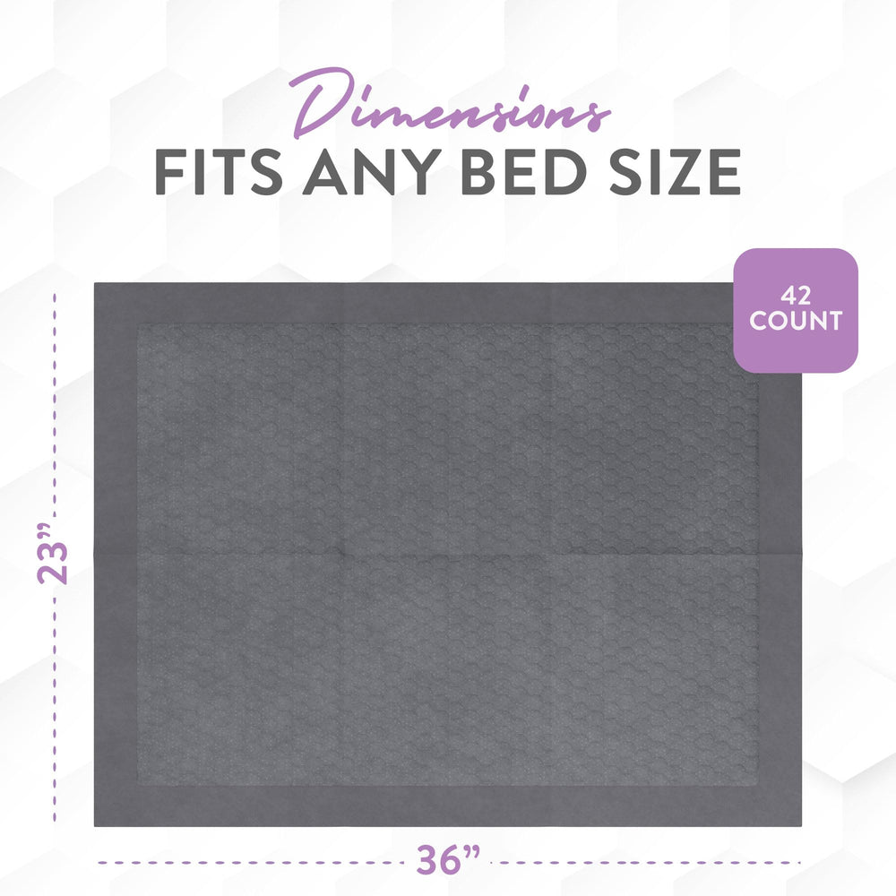 Inspire disposable bed pad lifestyle image in a modern bedroom.