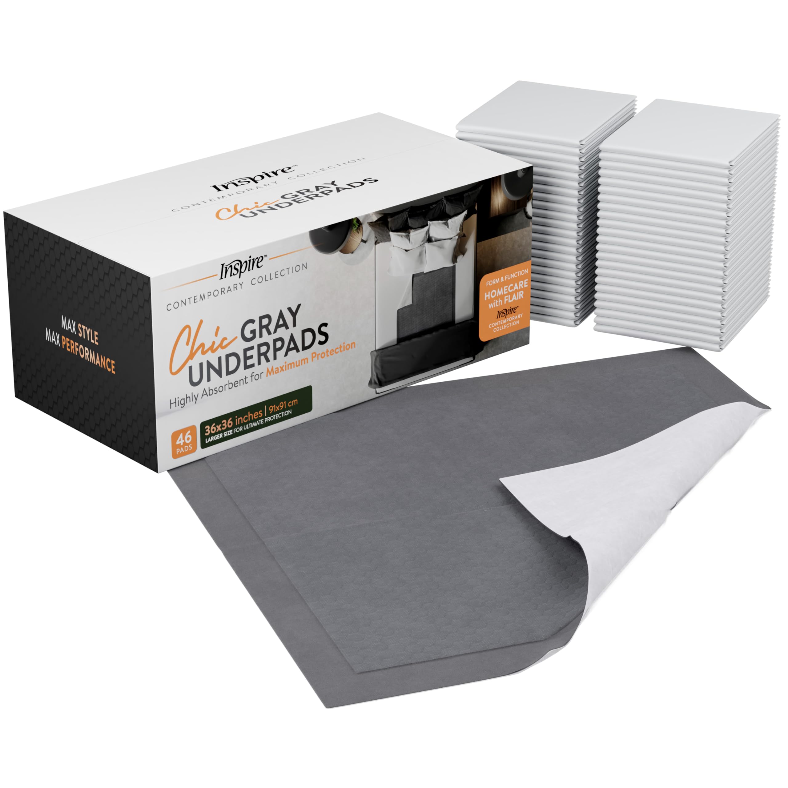 Inspire disposable changing pad for baby care in a home setting