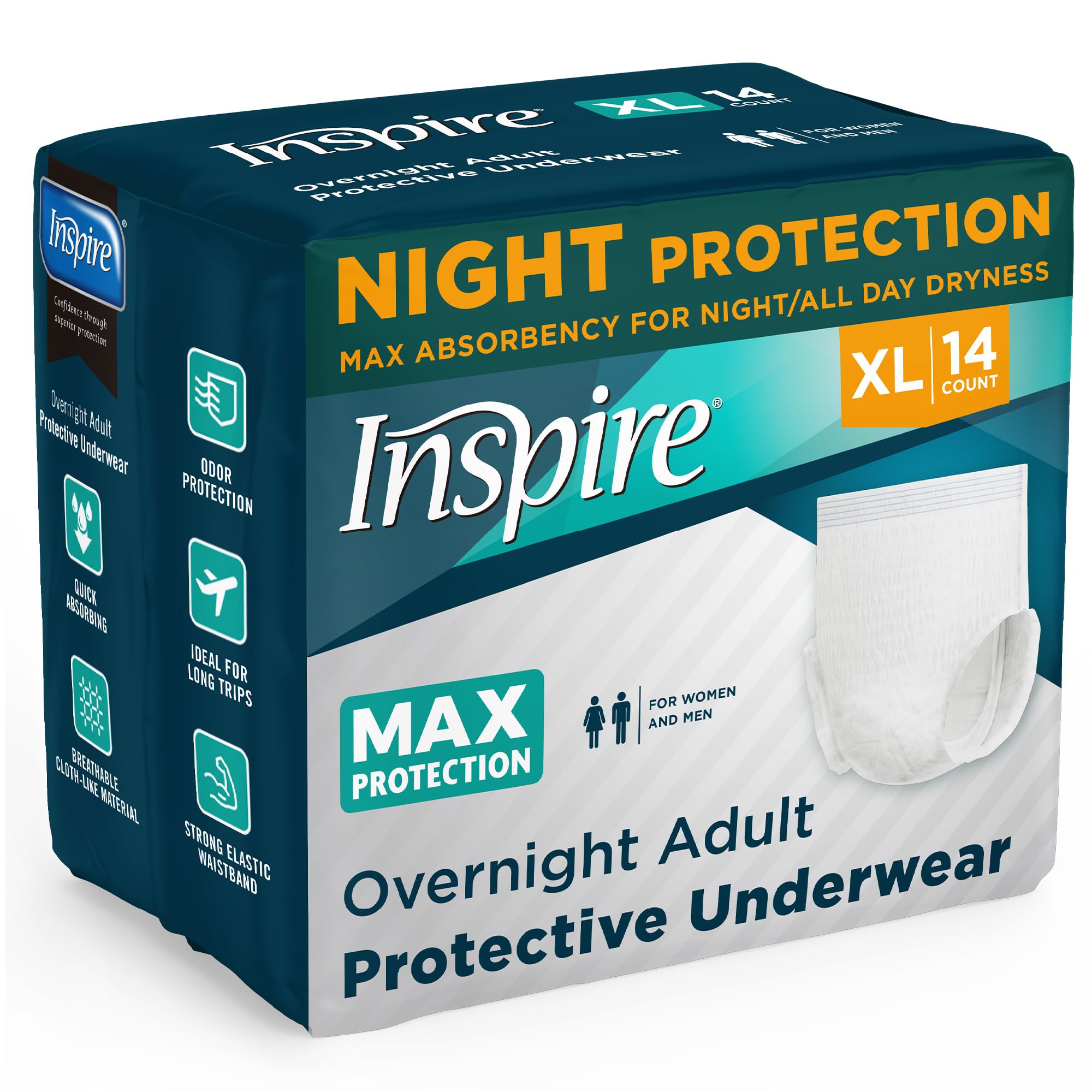 Inspire MAX absorbency care guide and washing tips