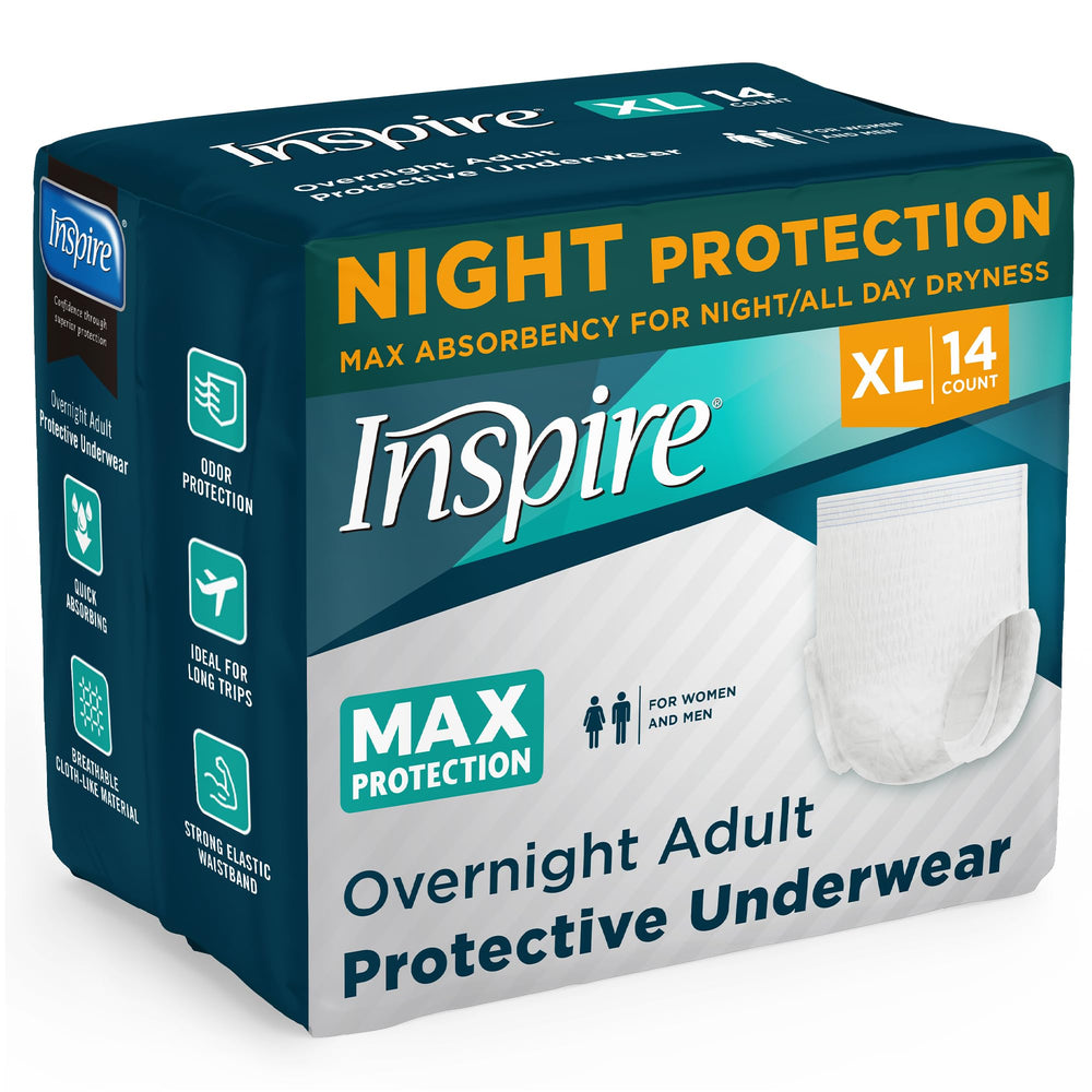 Inspire MAX absorbency care guide and washing tips