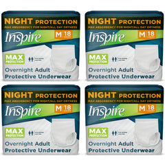 Inspire MAX Absorbency front view shows discreet pull-up design for daily wear