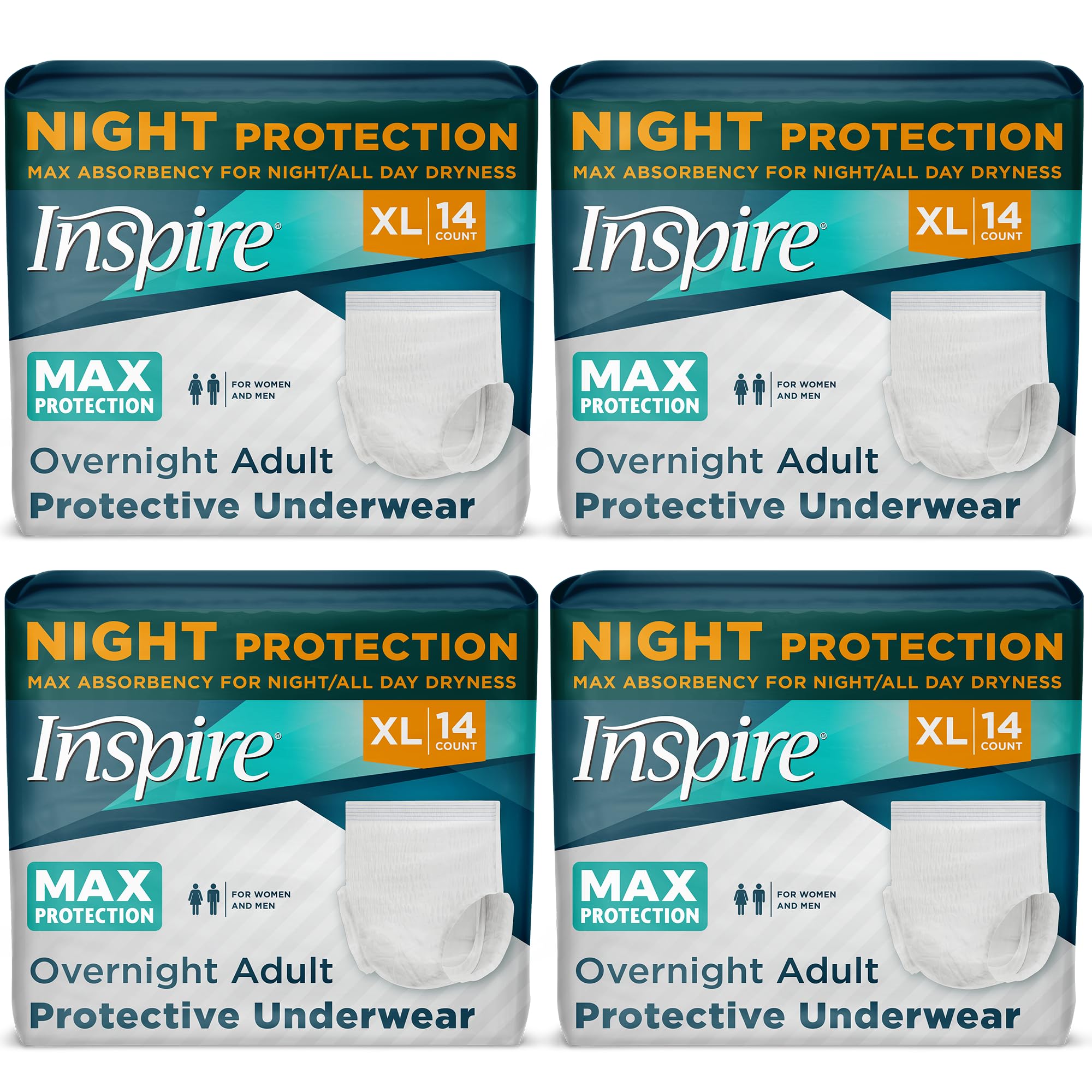 Inspire max-absorbency-core image for confident all-day dryness.