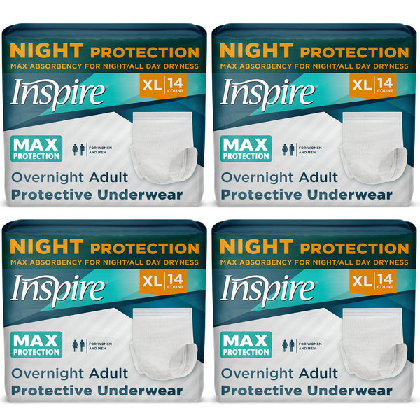 Inspire max-absorbency-core image for confident all-day dryness.