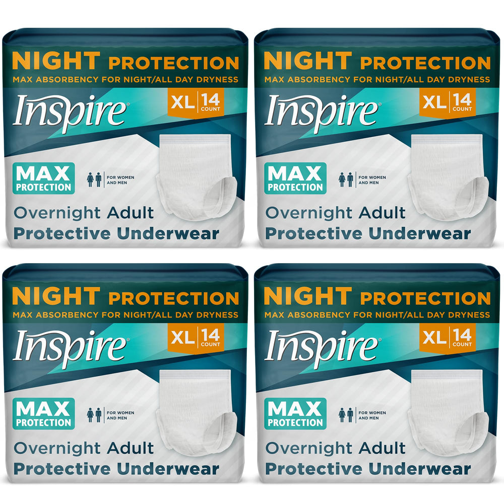 Inspire max-absorbency-core image for confident all-day dryness.