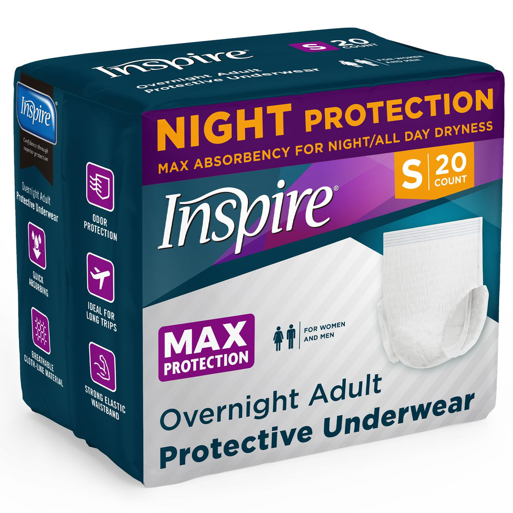 Inspire MAX Absorbency discreet-underwear-look demonstrates low-profile protection