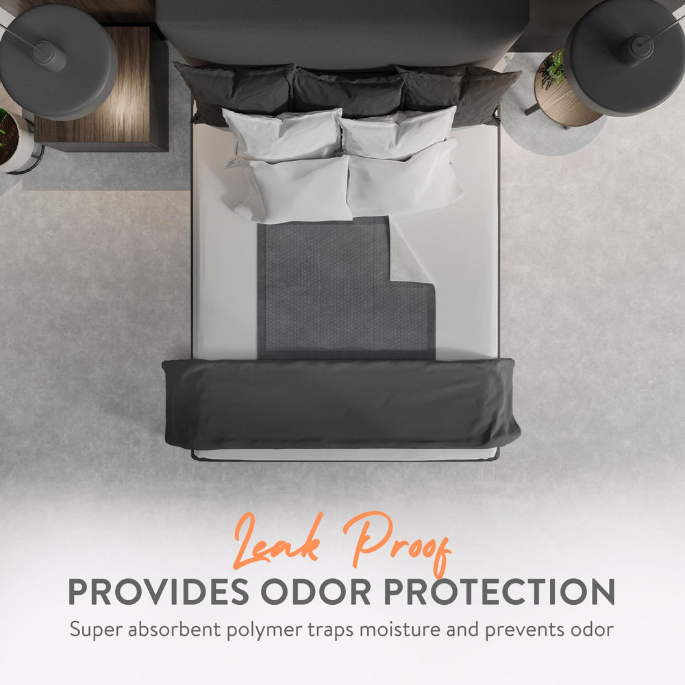 Inspire 36x36 bed pad spread on a mattress for full coverage