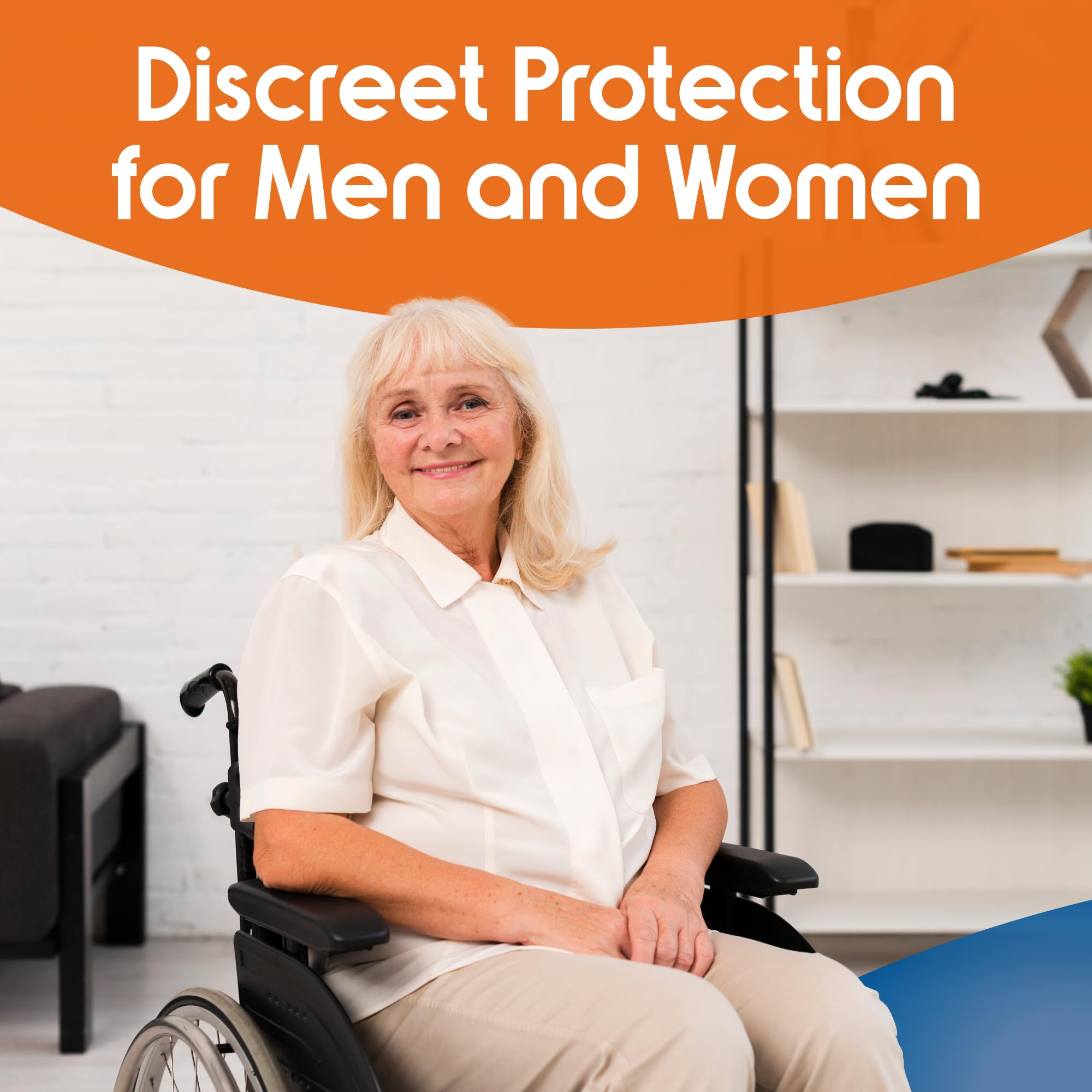 Inspire Protective Underwear absorbent core locks moisture and keeps clothing dry