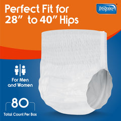 Inspire Protective Underwear back view highlighting tear-away sides for easy removal