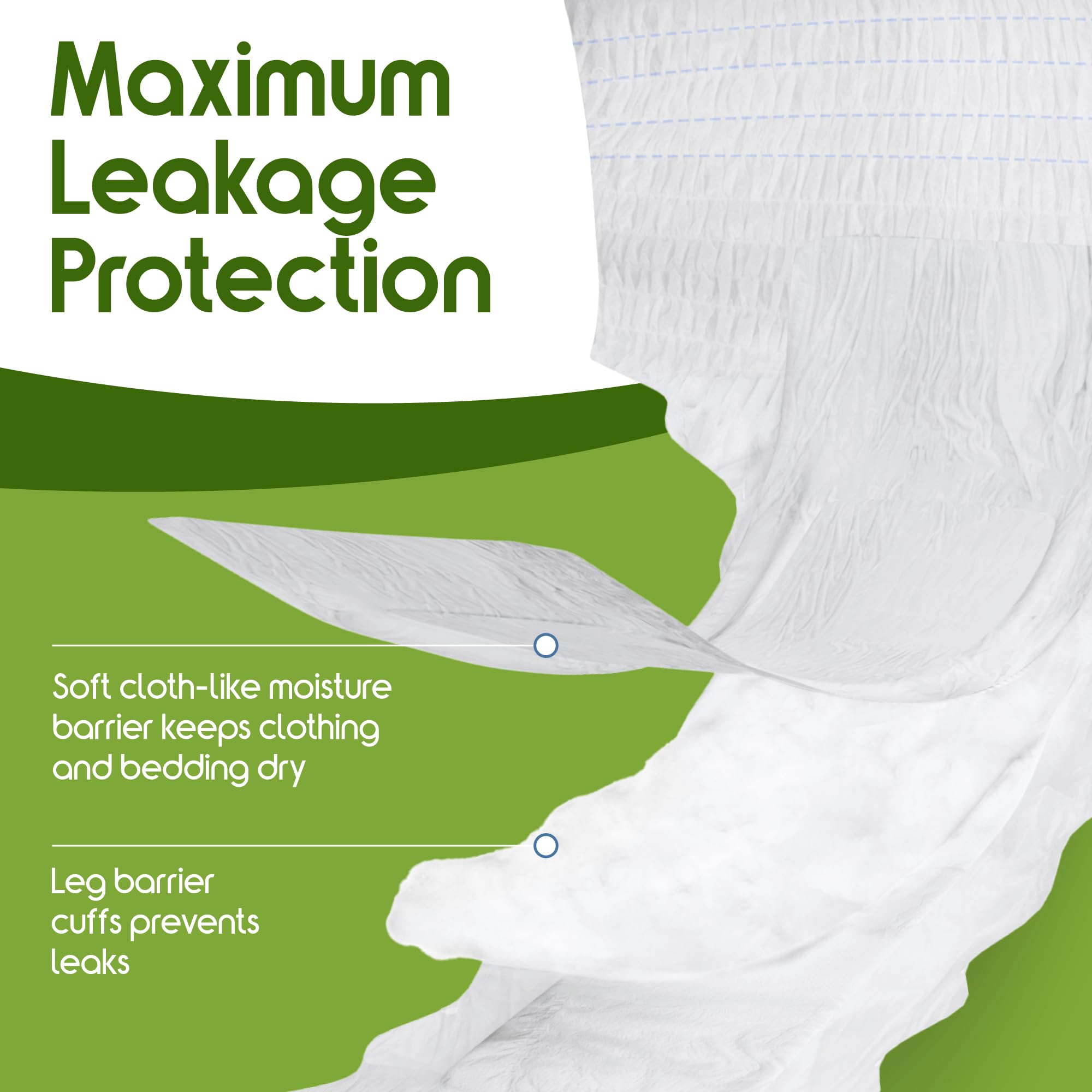Inspire Protective Underwear moisture barrier keeps clothing dry and comfortable.