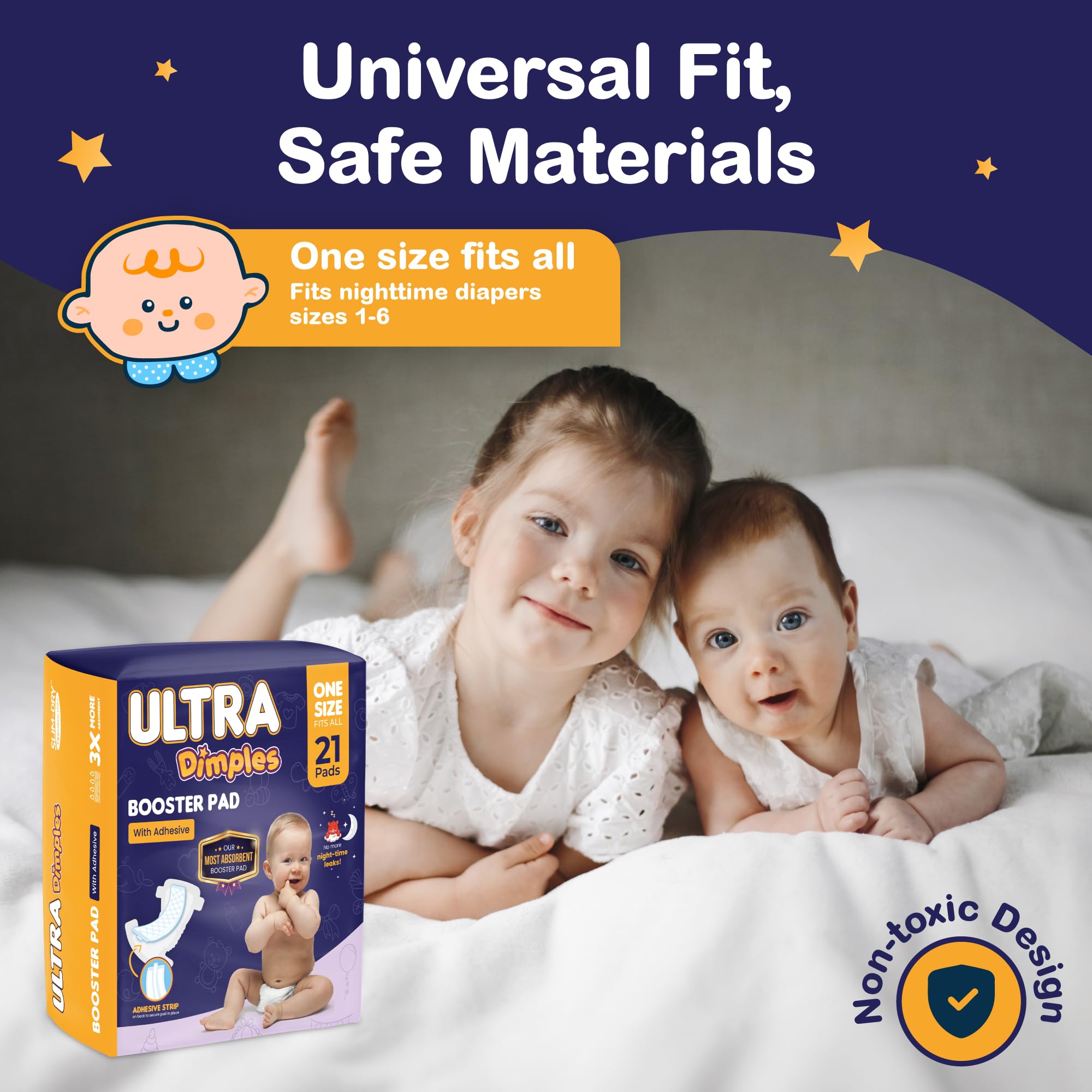 Inspire Ultra Dimples pad highlights latex-free materials for gentle wear.