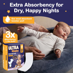 Inspire Ultra Dimples pad shown for overnight use with high absorbency features.