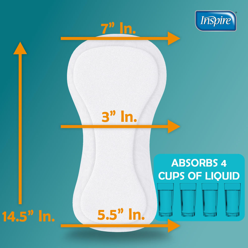 Inspire Ultra Booster Pad is individually wrapped for convenient travel.