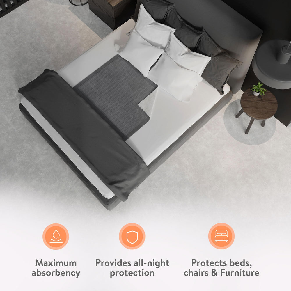 Inspire SAP-core underpad demonstrating strong absorption and odor control