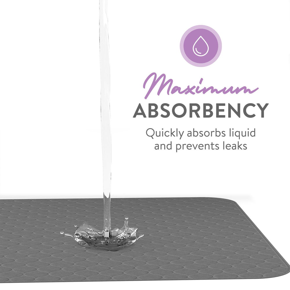 Inspire Underpads highly absorbent core captures liquids quickly.