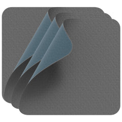 Inspire Underpads dark gray fabric hides stains while matching decor.