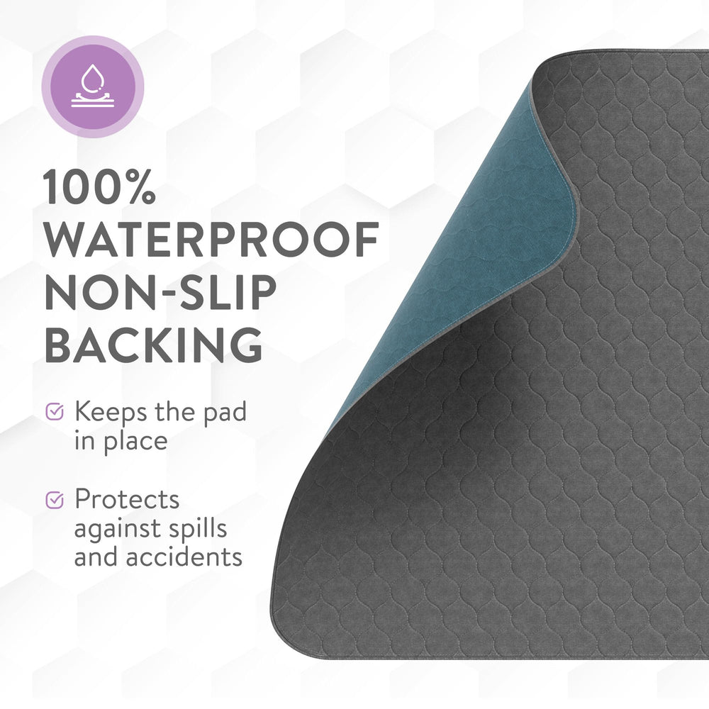 Inspire Underpads multi-use pad suitable for beds, potty training, and pets.