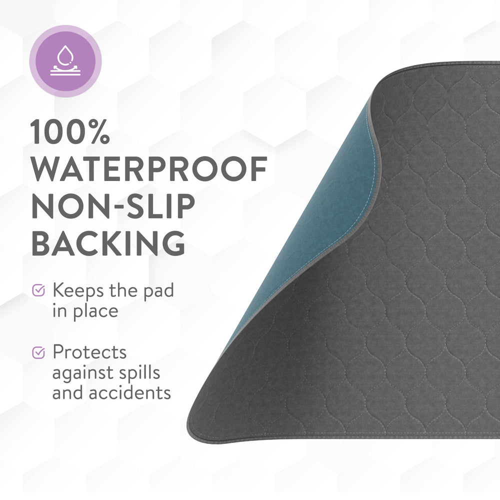 Inspire Underpads reusable design reduces waste compared to disposable pads.