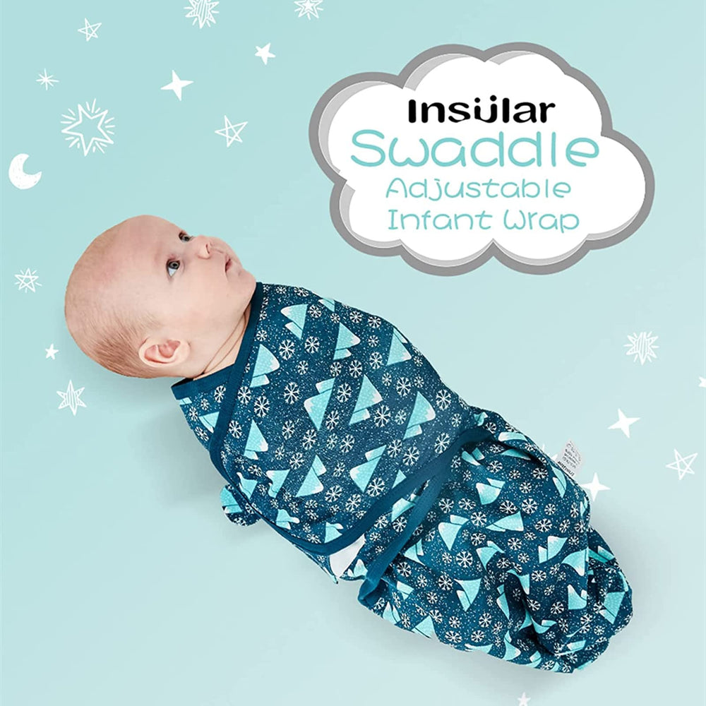 Insular baby swaddle sacks adjustable wings with velcro for secure wrap