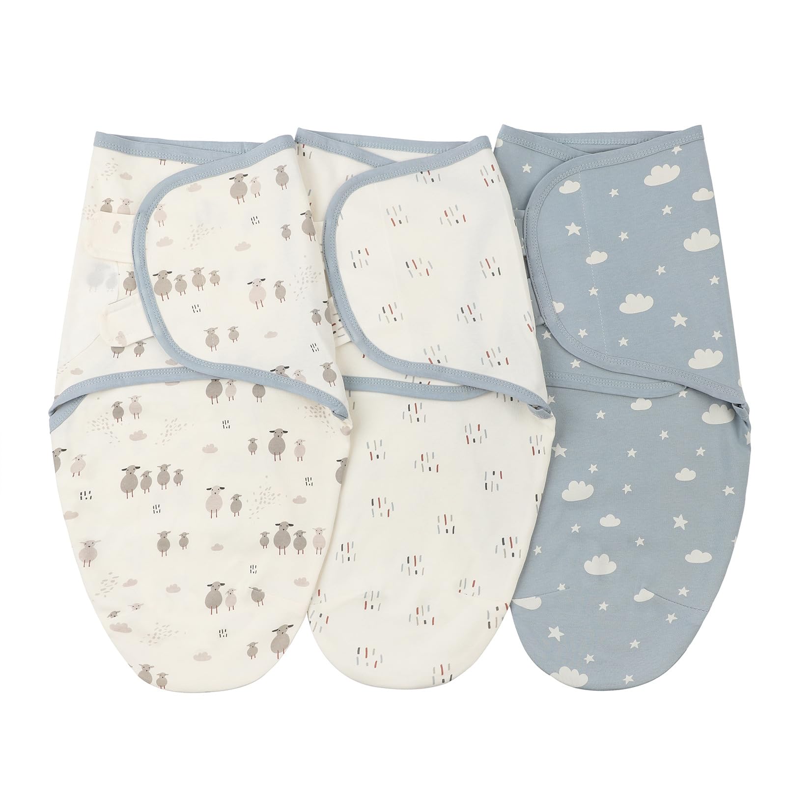 Insular Baby Swaddle Sacks with Sheep and Cloud design for cozy newborn comfort