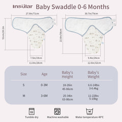 Insular soft cotton baby sleep sack showing breathable fabric for peaceful naps