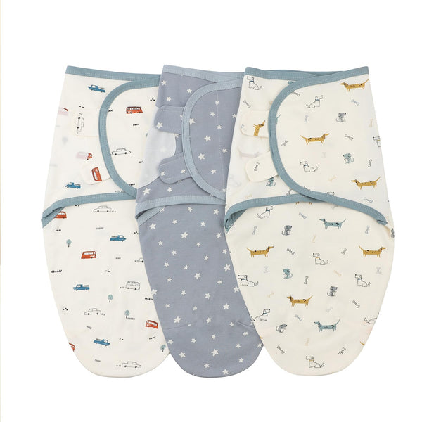 Insular baby swaddle sacks in soft cotton for newborn comfort