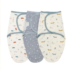 Insular baby swaddle sacks in soft cotton for newborn comfort