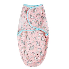Insular swaddle sacks three-pack set with diverse designs.