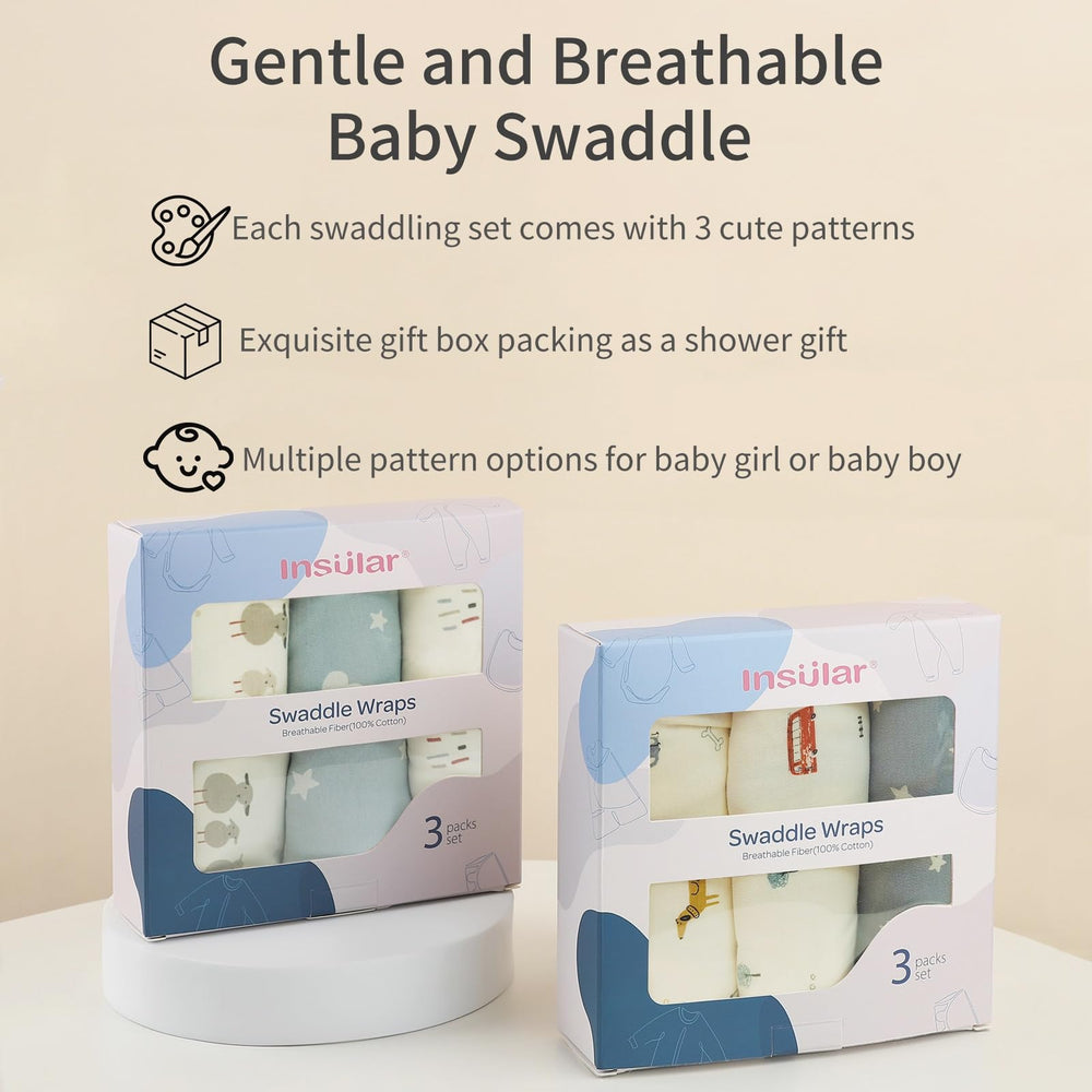 Insular swaddle sacks with Velcro adjustable wings for secure fitting during sleep