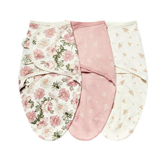 insular Baby Swaddle Wrap in soft cotton fabric for cozy newborn comfort.