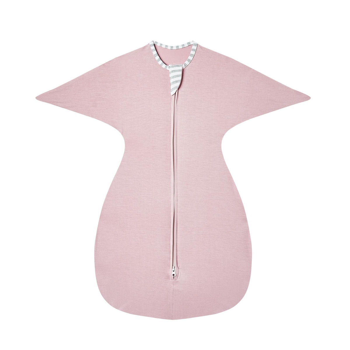 Insular baby transitional swaddle with arms-up design for soothing sleep.