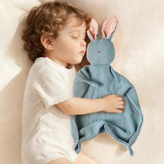 Insular Bunny Lovey blue color ideal for bedtime.