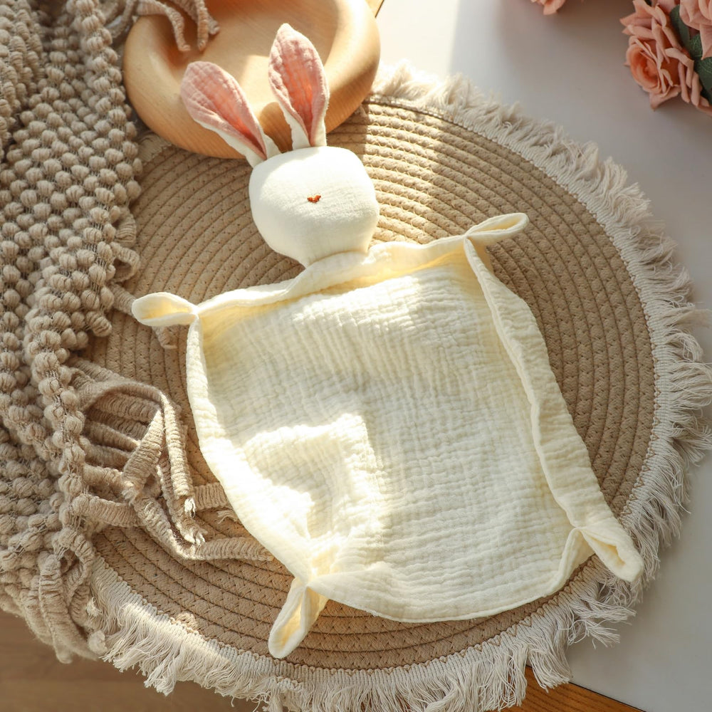 Insular Bunny Lovey portable design for travel and on-the-go comfort.
