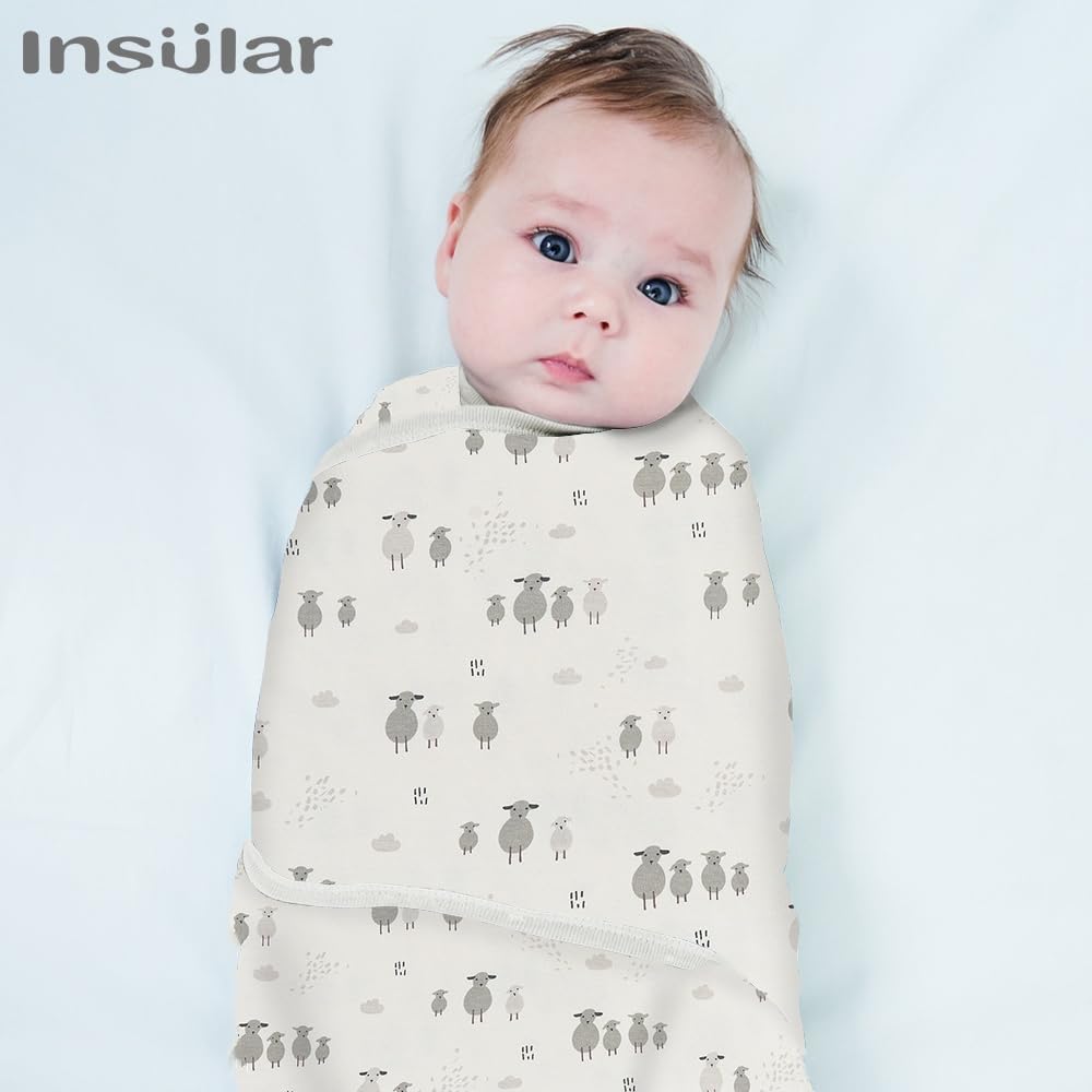 Insular cozy swaddle creates a womb-like feel for calm transitions