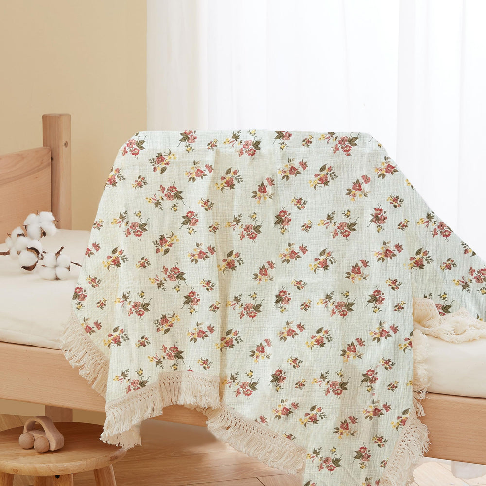 Insular crib blanket lightweight cuddle layer for rests and naps