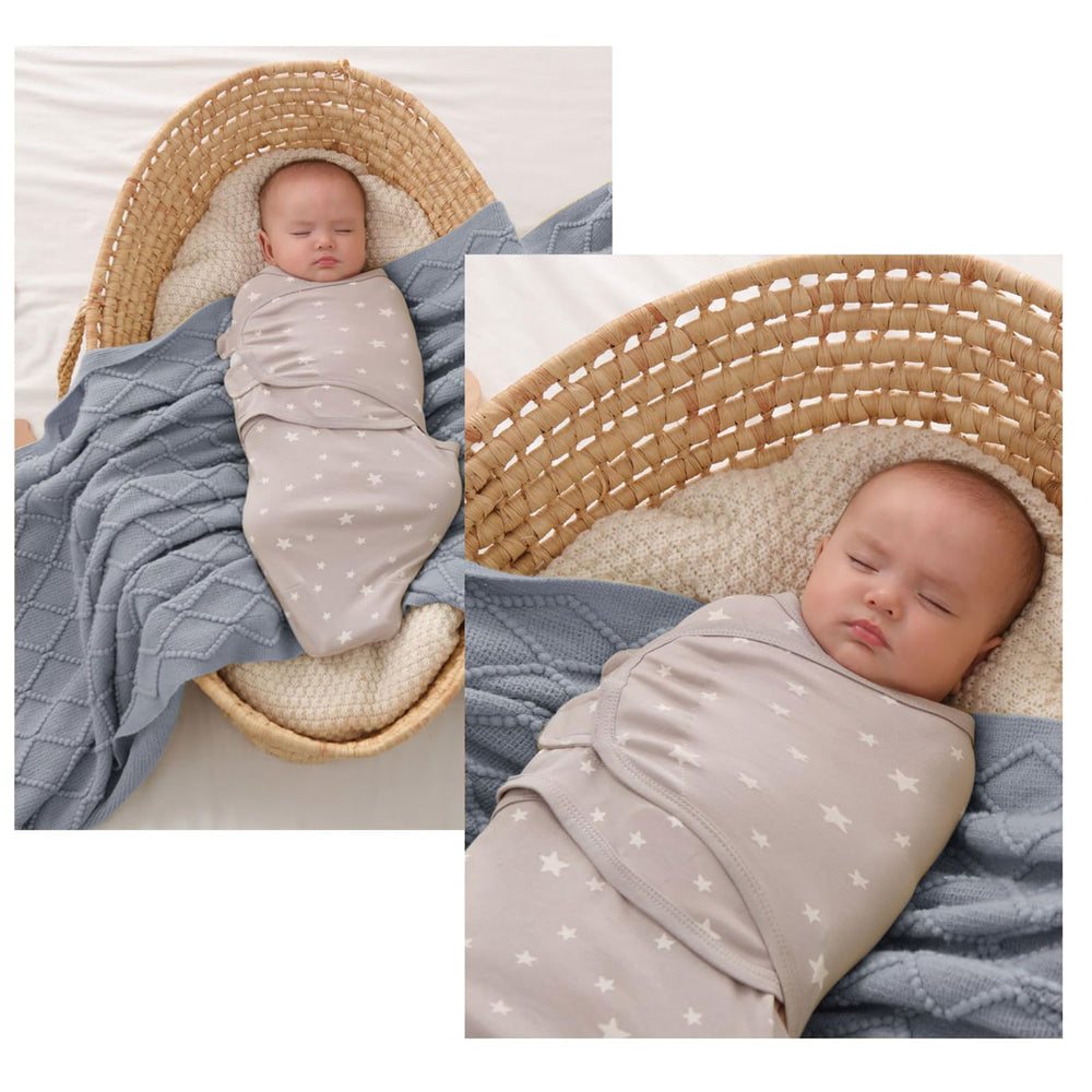 Insular gift-ready swaddle set ideal for baby showers