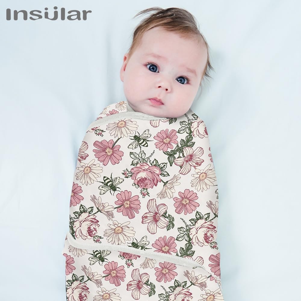 insular gift-ready swaddle set ideal for showers and celebrations.