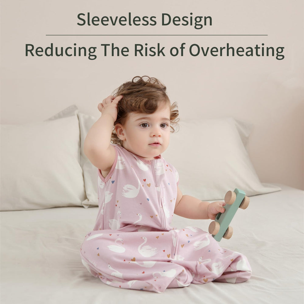 Insular machine-washable sleep sacks stay fresh after daily use.