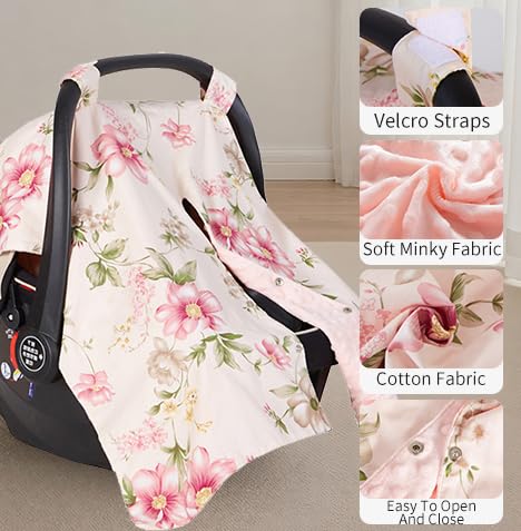 Insular multi-use cover serves as nursing or diaper-changing cover on the go.