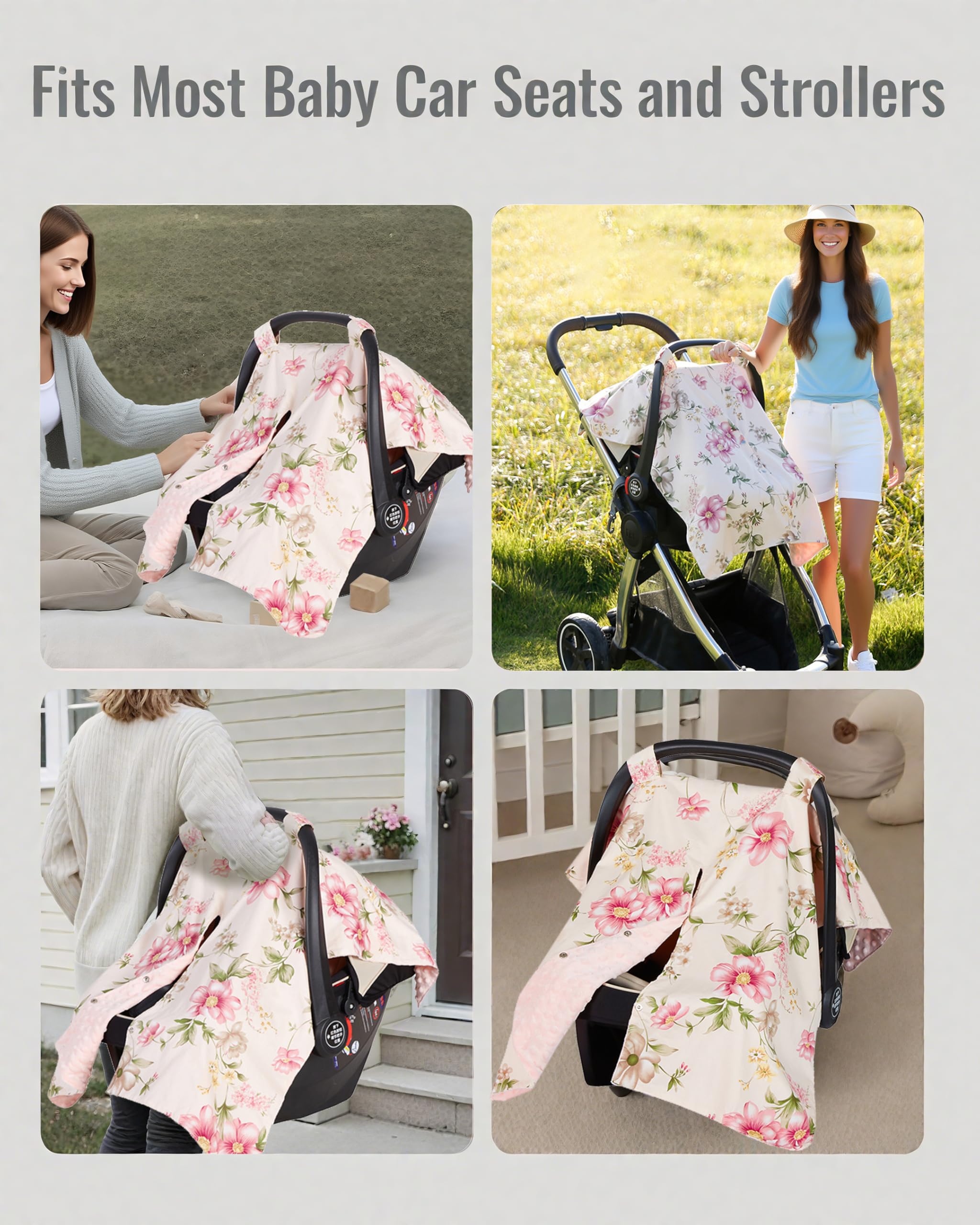 Insular nursing cover doubles as a diaper changing mat for busy days