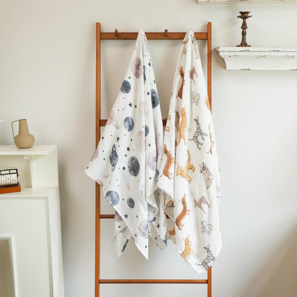 Insular Muslin Swaddle Blanket crib sheet substitute for nursery versatility