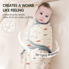 Insular soft cotton sleep sack wings highlight breathable fabric for calm naps.