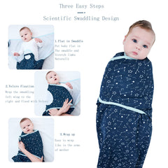 Three forest designs included in the Insular swaddle sacks for versatile looks.