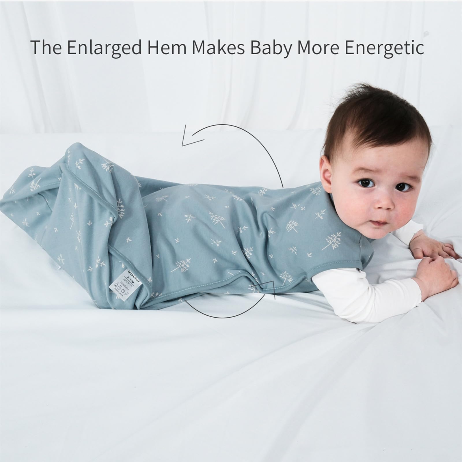 insular wearable blanket easy-care fabric is machine washable and dries quickly.