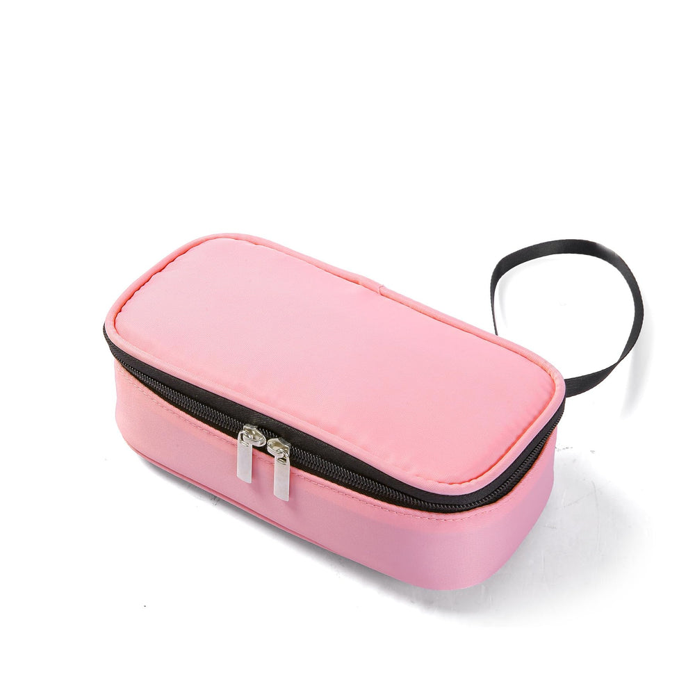 Insulated Breastmilk Cooler Bag pink, ideal for travel days and daycare runs.
