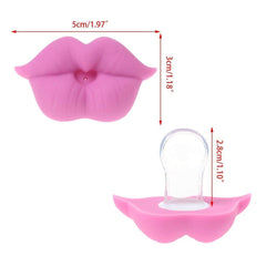 Intatikoo lip pacifier with soft silicone for natural palate support.