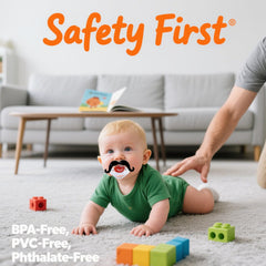 Intatikoo vampire pacifier for babies, playful night time buddy and safe silicone
