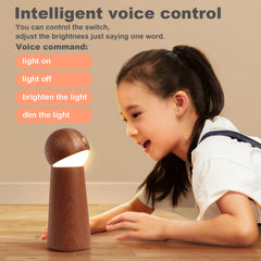 Intelligence night light in touch-control mode enables easy dimming.