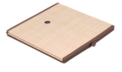 Internet's Best canvas storage bin in a closet demonstrates organized storage.